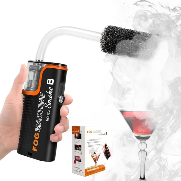 SEALED Cocktail Party Fog Machine Handheld Photography Cooking Stage Effects New - Picture 1 of 5